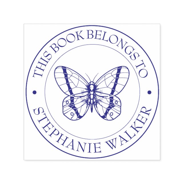 Carimbo de Biblioteca Personalizado - Ex Libris -  (Design)