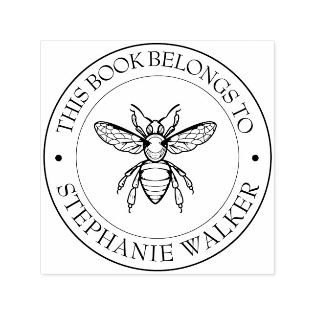 Carimbo de Biblioteca Personalizado - Ex Libris -  (Design)