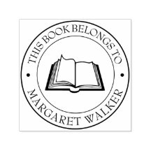 Carimbo de Biblioteca Personalizado - Ex Libris -