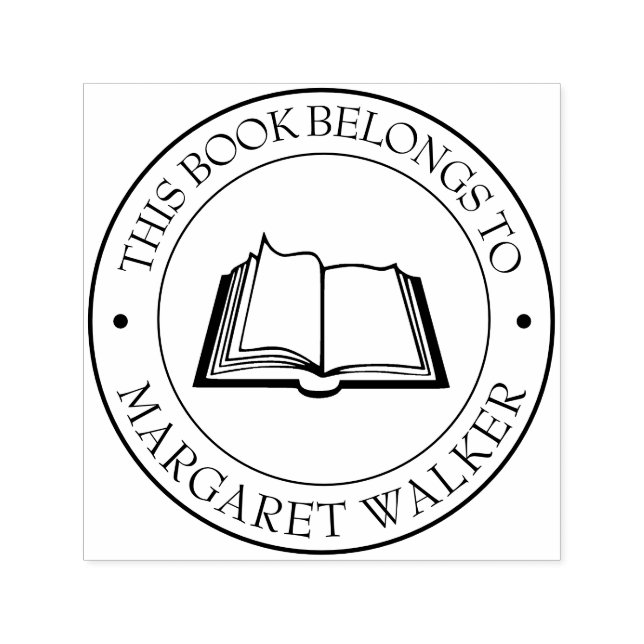 Carimbo de Biblioteca Personalizado - Ex Libris -  (Design)