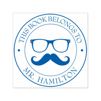 Carimbo de Biblioteca Personalizado - Ex Libris -