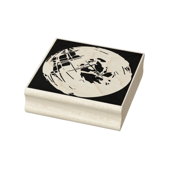 Carimbo de Bolsa de Borracha do Mundo Fotografia (Carimbo)