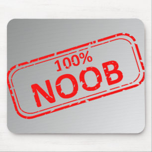 Carimbo de borracha 100% de Noob Mousepad