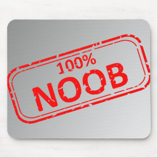 Carimbo de borracha 100% de Noob Mousepad