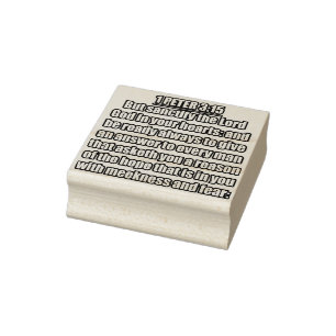 Carimbo De Borracha 1 Peter 3:15 KJV Bíblia Verse