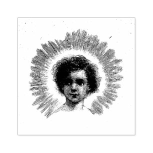 Carimbo De Borracha A criança religiosa Cristo