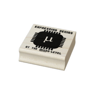 Carimbo De Borracha A Expressão Começa No Semicondutor De Micro Nível