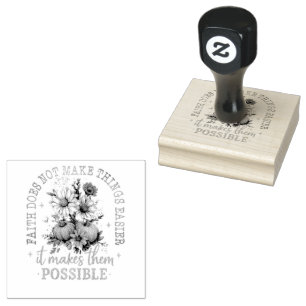 Carimbo De Borracha A Fé Não...