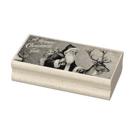 Carimbo De Borracha A Happy Christmas Tide