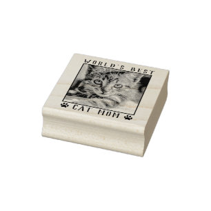 Carimbo De Borracha A melhor pata de gato do mundo imprime quadros de