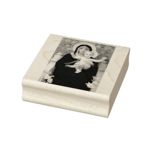 Carimbo De Borracha A Virgem dos Lírios