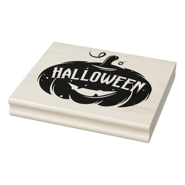 Carimbo De Borracha Abóbora de Halloween (Carimbo)