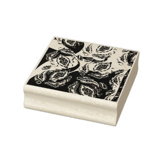 Carimbo De Borracha abstrato,cor,padrão, índio,mandala,rosa,