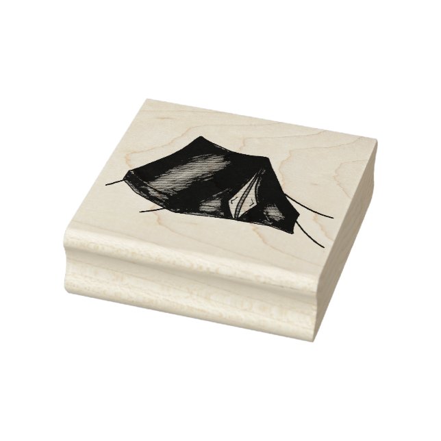 Carimbo De Borracha Acampamento de Tent Summer no Exterior (Carimbo)