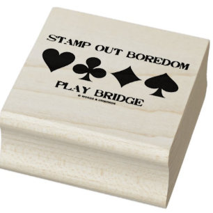 Carimbo De Borracha Aconselhamento sobre a placa Stamp Out Boredom Pla