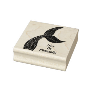 Carimbo De Borracha Acredite em Sereias