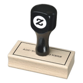 Carimbo De Borracha Adicione o Seu Logotipo Personalizado