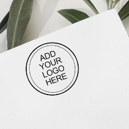 Carimbo De Borracha Adicione seu logotipo personalizado