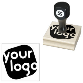 Carimbo De Borracha Adicione seu logotipo, um profissional empresarial