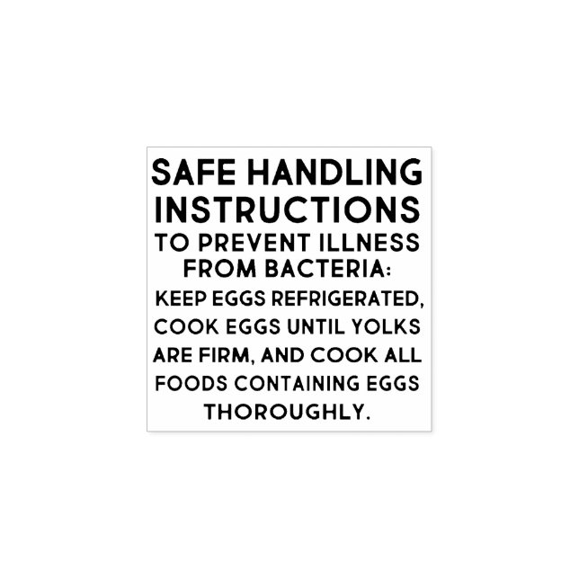 Carimbo De Borracha ADVERTÊNCIA OBRIGATÓRIA Cartonagem do Ovo Cartonag (Impressão)