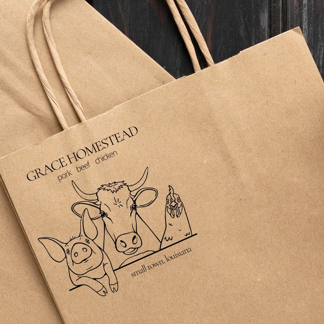 Carimbo De Borracha Agricultores Comercializam Galinhas De Vaca De Suí (Criador carregado)