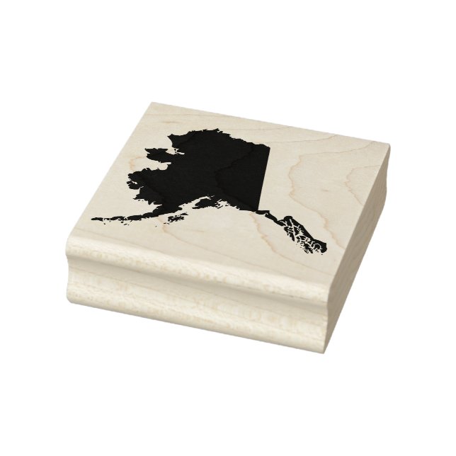 Carimbo De Borracha Alaska Solid Rubber Art Stamp (Carimbo)