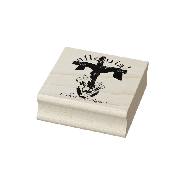 Carimbo De Borracha Aleluia Cristo Risen (Carimbo)