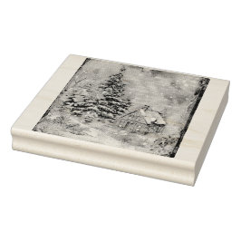 Carimbo De Borracha Algodão de Natal