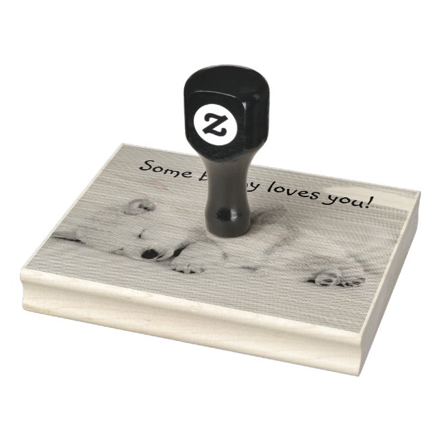 Carimbo De Borracha algum coelho te ama. (Carimbo)