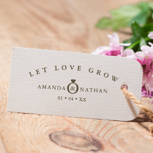 Carimbo De Borracha Aliança de Noivado Minimalista Coração Nomes e Dat