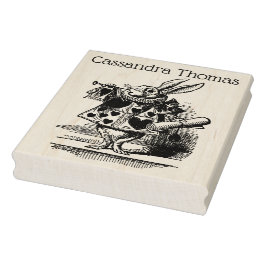 Carimbo De Borracha Alice no País das Maravilhas