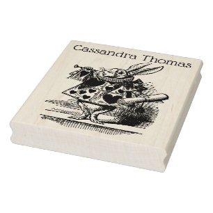 Carimbo De Borracha Alice no País das Maravilhas