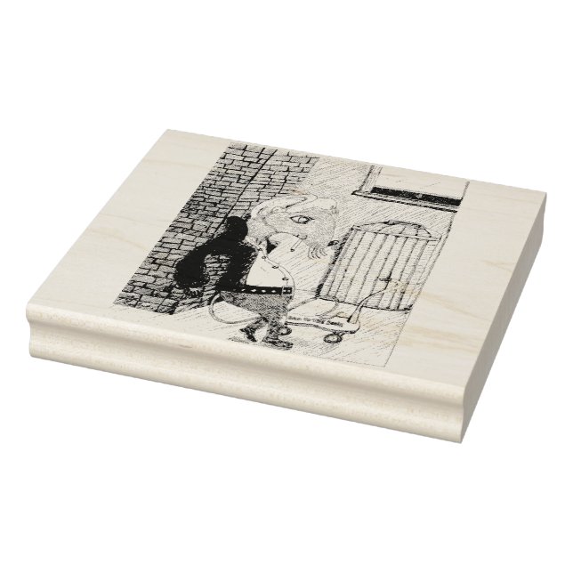 Carimbo De Borracha Alleyway Rat 🐀 (Carimbo)