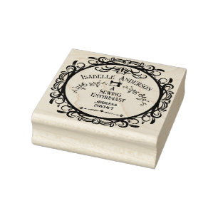 Carimbo De Borracha Amar Sewing Vintage Borracha Carimbo