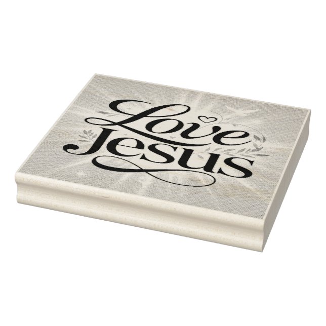 Carimbo De Borracha Ame Jesus (Carimbo)