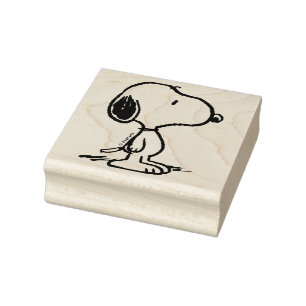 Carimbo De Borracha Amendoins   Esnoopia