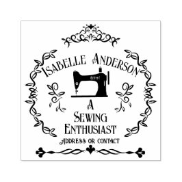 Carimbo De Borracha Amor Sewing Vintage