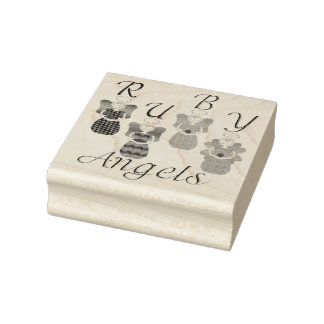 Carimbo De Borracha Ângulos Sazonais