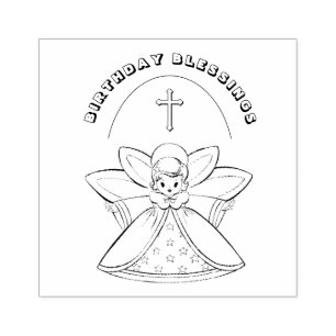 CARIMBO DE BORRACHA ANIVERSÁRIO GUARDIANO BÊBADOS RELIGIOSOS NO ANIV