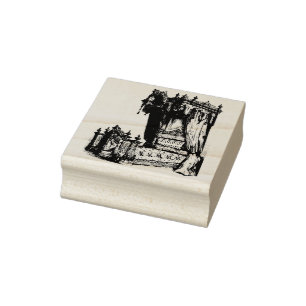 Carimbo De Borracha Antiguidade do Mobiliário Francês da Cama de Cobra