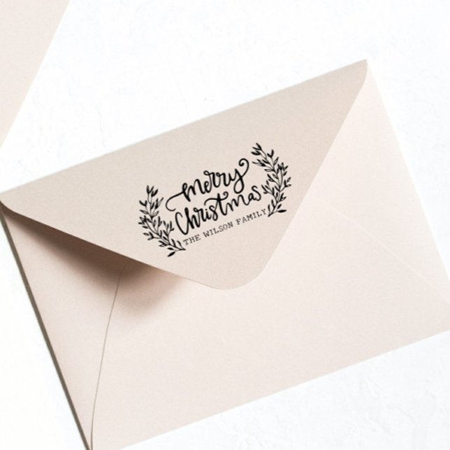 Carimbo De Borracha Apelido de Natal Calliografia Nome da Família Folh (Criador carregado)