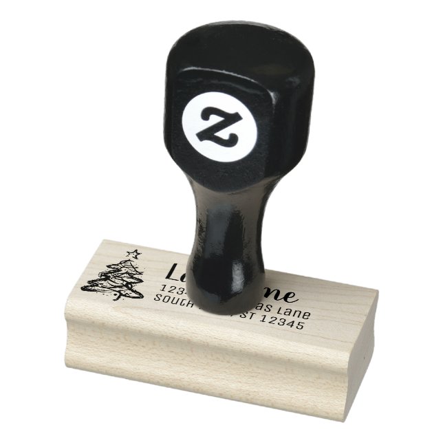 Carimbo De Borracha Apelido e Devolução Árvore de Natal (Carimbo)