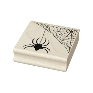 Carimbo De Borracha Aranha Web e Aranha