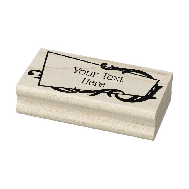 Carimbo De Borracha Art Nouveau (Carimbo)