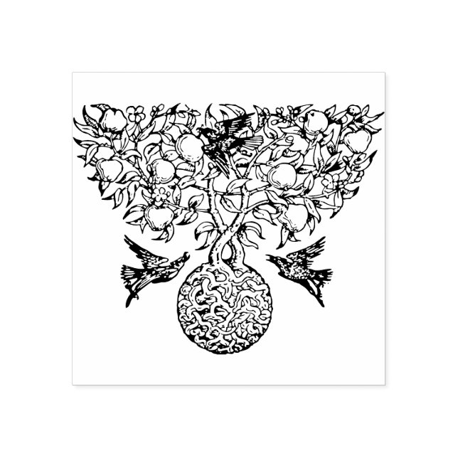 Carimbo De Borracha Árvore da vida (Impressão)