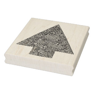 Carimbo De Borracha Árvore de Natal