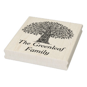 Carimbo De Borracha Árvore de Portalha da Vida