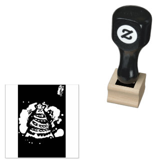 Carimbo De Borracha Árvore Mágica