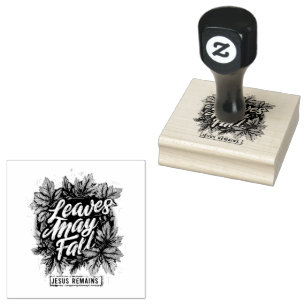 Carimbo De Borracha As Folhas Podem Cair...