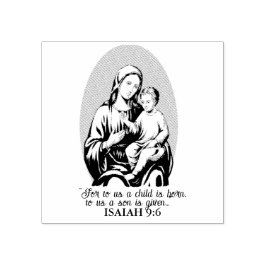 Carimbo De Borracha As Promessas de Deus a Maria e Jesus - Isaías 9:6